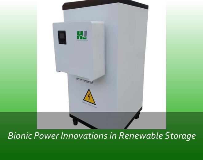 Bionic Power Innovations in Renewable Storage